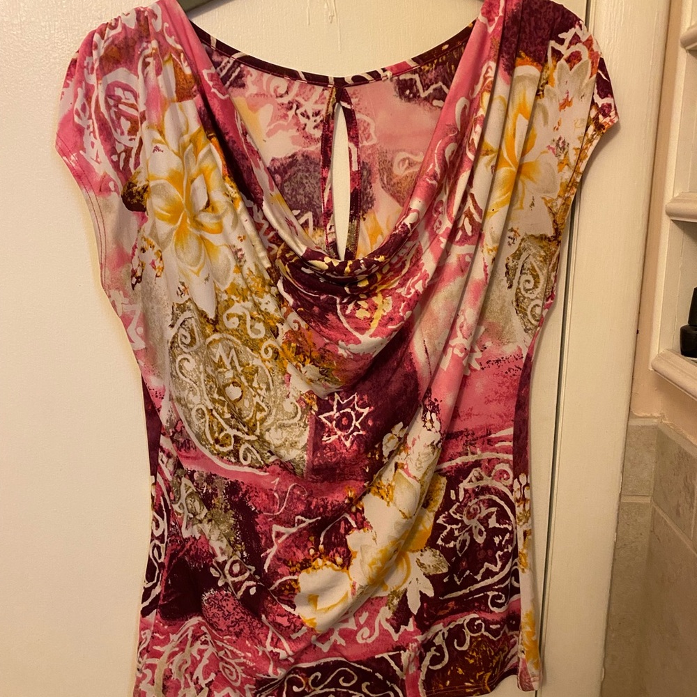 Floral paisley blouse